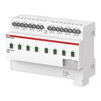 ABB SA/S8.16.6.2 8-voudige schakelactor 16A C-Load, DIN-rail, KNX 2CDG110271R0011
