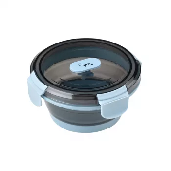 LURCH up & down 240532 voorraadbak voor levensmiddelen, 400 ml, 6,7 cm hoog, blauw