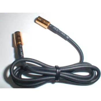Wittenberg Antennen 1 m antennekabel SMB bus FME stekker RG174 50 Ohm zwart 103517