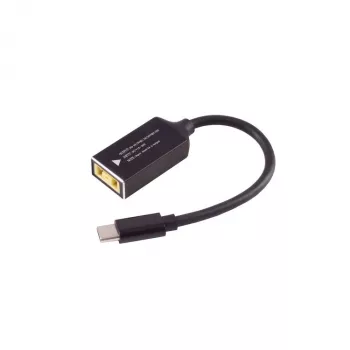 S CONN MAXIMUM CONNECTIVITY USB-C naar Lenovo Slim-Tip adapter 65W PD metaal (14-05080)
