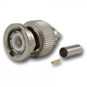 Telegärtner BNC-krimpkabelstekker G08, 50 Ohm, Professional, RD-316, 5 stuks (J01000A0043)
