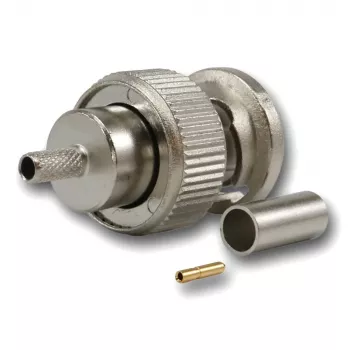 Telegärtner BNC-krimpkabelstekker G08, 50 Ohm, Professional, RD-316, 5 stuks (J01000A0043)
