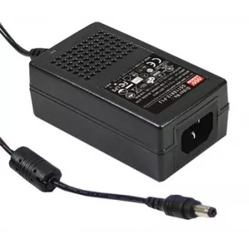 MEAN WELL GST18A24-P1J bureaublad-voedingsadapter, 24 V, 0,75 A, 18 W