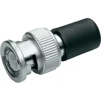 Telegärtner J01006A1373 BNC 93 Ohm coaxiale stekker, stekker, crimp/soldeer, vernikkeld messing