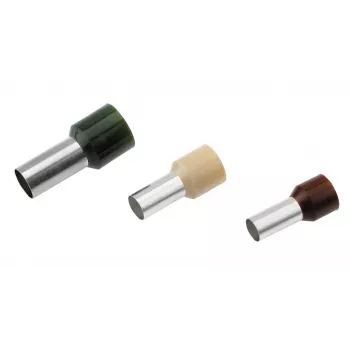 Cimco 187128 deels geïsoleerde adereindhuls 6 mm² groen (100 stuks)