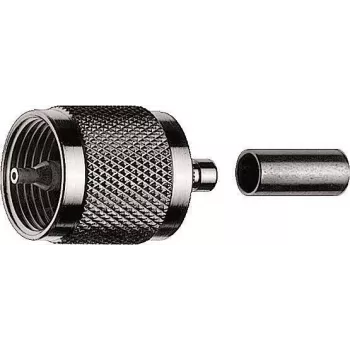Telegärtner UHF-crimpstekker G01 voor RG-58 C/U, 50 Ohm, nikkel/goud, 1 stuk J01040A0001