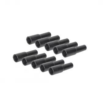 SHIVERPEAKS rubberen tule voor F-stekker, 10-pack, zwart, weerbescherming BS85397-SET10