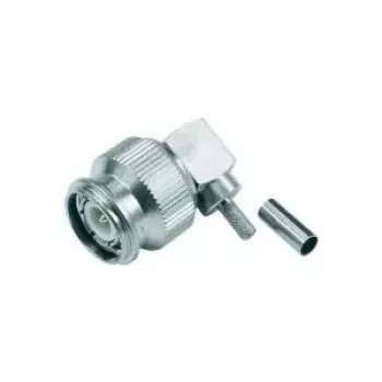 Telegärtner TNC-haakse crimpstekker 50 Ohm voor RG-316/U, soldeer-/crimpaansluiting, vernikkeld messing J01010B0012