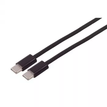 S CONN MAXIMUM CONNECTIVITY USB-C oplaadkabel, 2.0, 240W, zwart, textiel, 1,8m (14-22185)