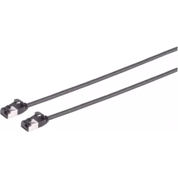 S CONN MAXIMUM CONNECTIVITY CAT 8.1 U/FTP PIMF netwerk-patchkabel, extra dun TPE, zwart, 3,0 m 08-47045