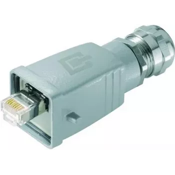 Telegärtner 100007467 sensor/actuator-connector RJ45 stekker, Cat.6A, afgeschermd, veldmonteerbaar, 1 stuk