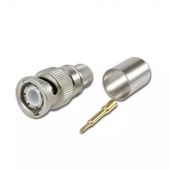 Telegärtner BNC crimpstekker voor RG214/U & RG393/U, 50 Ohm, 1 stuk J01000A0060