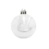 EUROPALMS decoratieballen-set 7 cm, wit, 6 stuks (83501254)