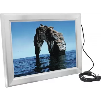 EUROPALMS A2 verlichte reclameframe, aluminium, zilver 83331751