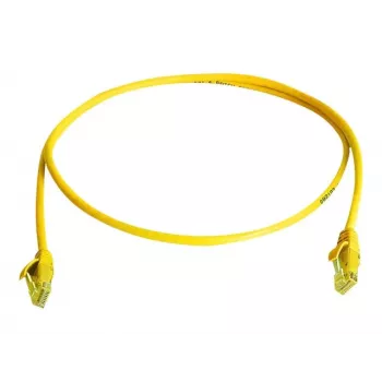 Telegärtner L00000A0294 Cat6 U/UTP RJ45-patchkabel, 0,5m, geel