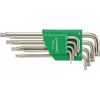 Stahlwille 10771/8 kogelkop-Torx-inbussleutelset, 8-delig (T9-T40) 96432700