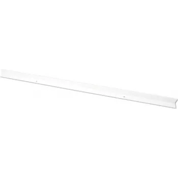 EUROPALMS plafondlooprail voor ruimteverdeler 124 cm zilver 83313415