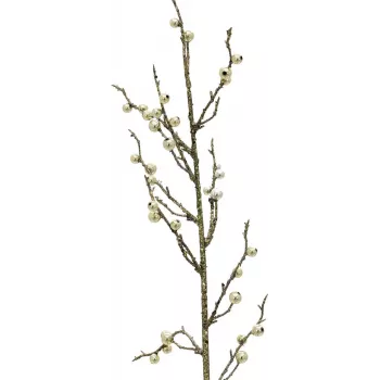 EUROPALMS glitter goud bessentak, 85 cm, 3-pack (83500441)
