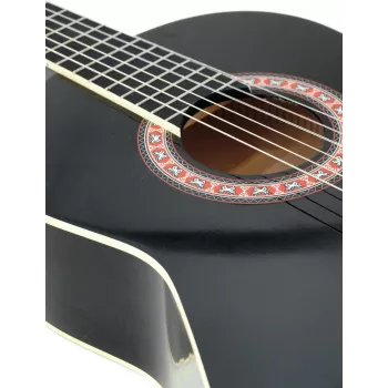 DIMAVERY AC-303 concertgitaar, zwart (26241006)