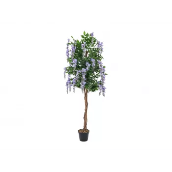 EUROPALMS kunstmatige goudenregenboom (Laburnum), violet, 150cm 82507135