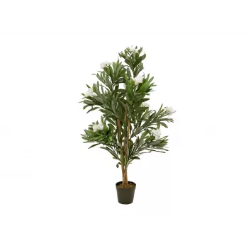 EUROPALMS oleanderboom, kunstplant, wit, 120 cm (82507246)