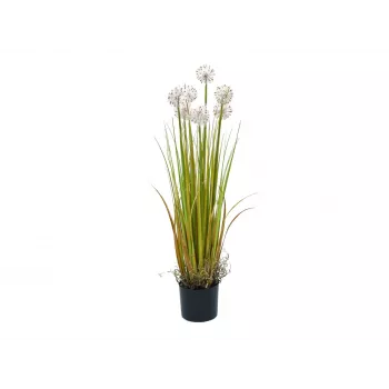 EUROPALMS kunstmatige paardenbloem, 107cm, wit 82600133