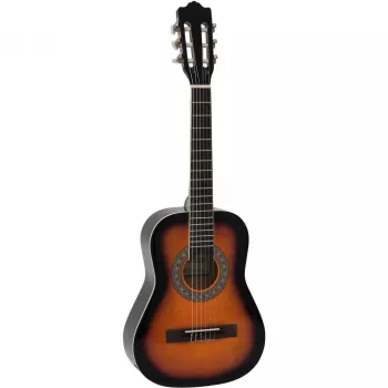 Dimavery AC-303 concertgitaar 1/2 sunburst 535 mm mensuur 6-snarig
