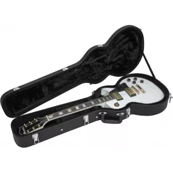 Dimavery Form-Case hardcase voor elektrische gitaar LP, zwart 26341023