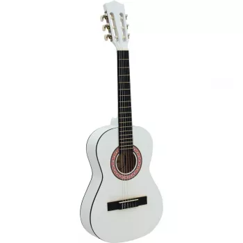 Dimavery AC-303 concertgitaar 1/2 wit - lindehouten body, 535 mm mensuur