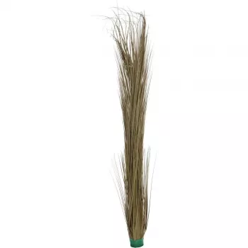 EUROPALMS kunstmatig rietgras, kaki, 127 cm 82505853