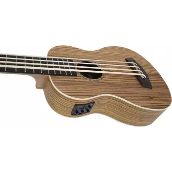 DIMAVERY UK-700 bas-ukulele, zebrawood 26255850