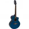 DIMAVERY STW-90 western gitaar, Crystal Blue 26245083