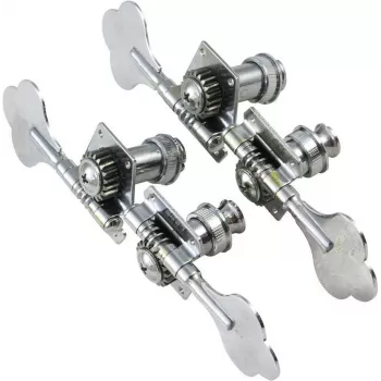DIMAVERY stemmechanieken voor JB-style elektrische basgitaren (4-set, chroom) 26300212