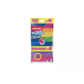 Vileda Colors Maxi Pack microvezeldoeken, 7 stk., 30 x 30 cm, verschillende kleuren 6425