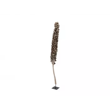 EUROPALMS Cacho Coco kunstmatige kokospalm, 120-190 cm, echte houten stam, 12 bladeren, indoor 83502349