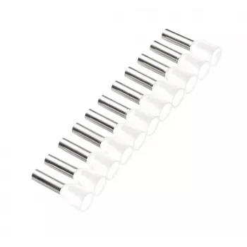 Cimco 187505 gedeeltelijk geïsoleerde adereindhuls 0,5 mm² wit 500 stuks