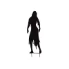 EUROPALMS Silhouette metaal zombie vrouw 135cm 83505106