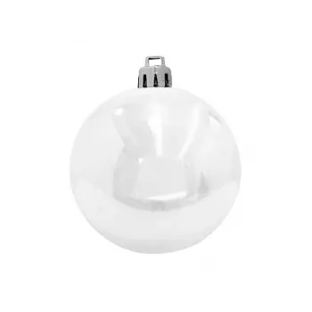 EUROPALMS Decoratieballen-set 10 cm, wit, 4 stuks 83501264