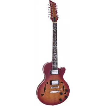 DIMAVERY LP-612 E-gitaar, flamed sunburst 26215180