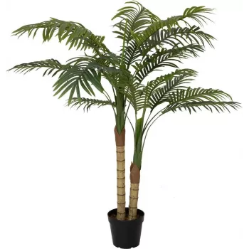 EUROPALMS arecapalm, 2-stammig, kunstplant, 120cm (82509410)