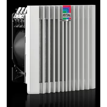 Rittal Blue e+ EMC filterventilator 53/64 m³/h 115 V RAL 7035 (3238810)