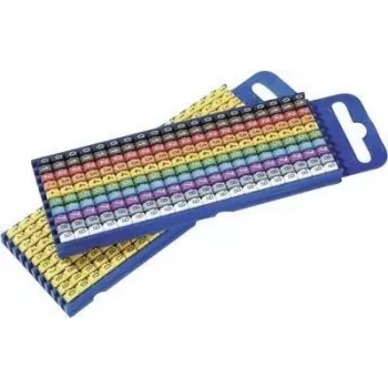 HellermannTyton 561-02100 zelfklevende kabelclips, meerkleurig, 200 stuks