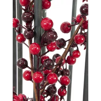 EUROPALMS kunstmatige gemengde bessenslinger, 180cm, rood 83500501