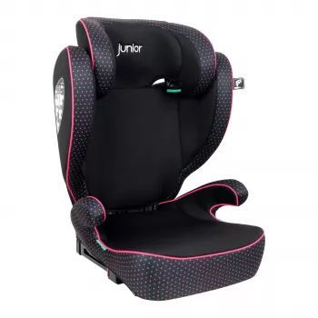 Petex Basic Plus 1602 roze HDPE kinderzitje ECE R129 i-Size 100-150 cm