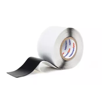 HellermannTyton HTAPE-POWER 670-VM-PVC/IIR-BK zelfvulkaniserend band 3 m x 100 mm zwart 711-00304