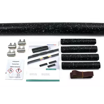 HellermannTyton LVK-C-5x1.5-16 warmtekrimpkous, zwart, polyolefine, 4:1, 48mm/12mm, 450mm 380-04014