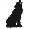 EUROPALMS Silhouette Wolf, 63 cm 83505002