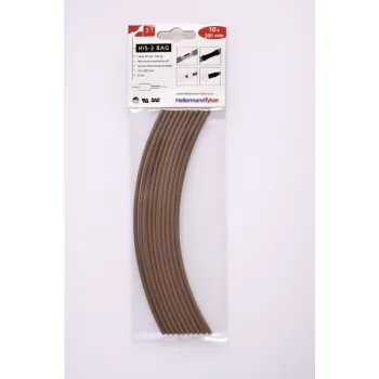 HellermannTyton 308-30314 krimpkous, bruin, 10 stuks