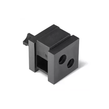 HellermannTyton VP-S_/6-7 dubbele doorvoertule, halogeenvrije TPE, zwart, 20 stuks (440-00020)