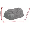 EUROPALMS decoratieve rots Diamond, fiberglas, natuursteenlook, 50x40x30 cm 83313233